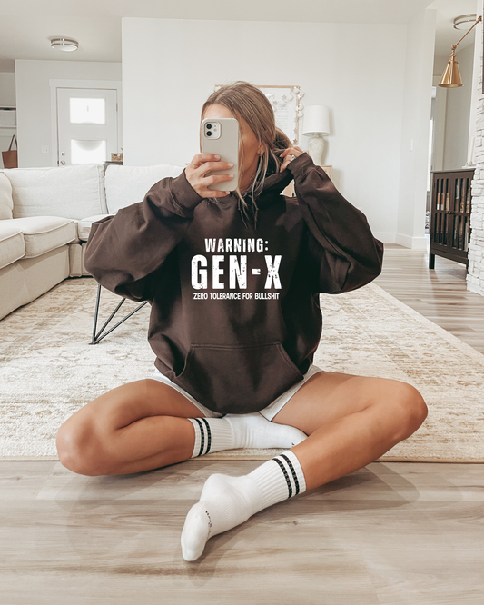 Gen X  Graphic Hooded Sweatshirt