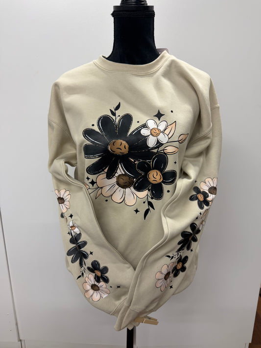Black Daisys Sleeves