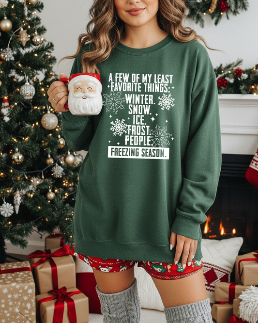 Least Favorite Thing Graphic Sweatshirt