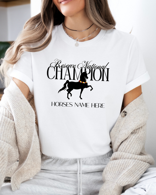 Personalized Reserve Nat'l Champion Arabian (trot)