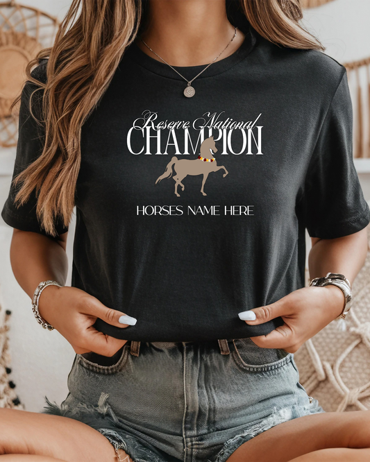 Personalized Reserve Nat'l Champion Arabian (trot)
