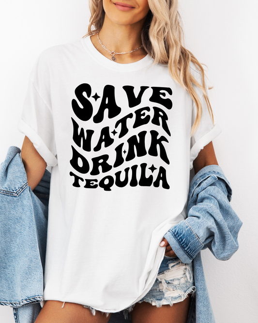 Save Water Graphic T-Shirt