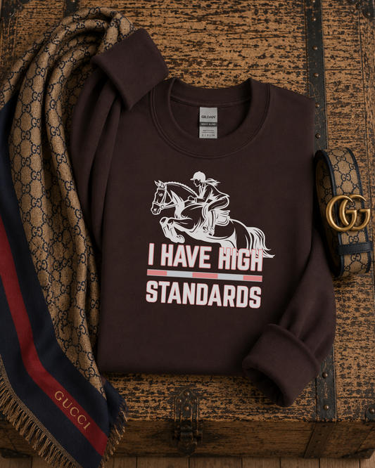 I Have High Standards - Jumper Graphic Sweatshirt