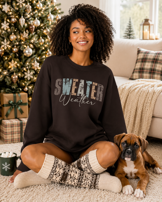 Sweater Weather Graphic Sweatshirt
