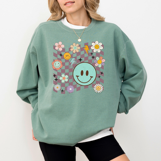 Smiley Comfort Colors Sweatshirt