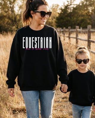 Equestrian Break The Rules Graphic Sweatshirt