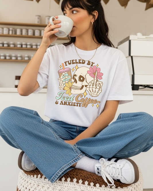 Fueled By Coffee Graphic T-Shirt