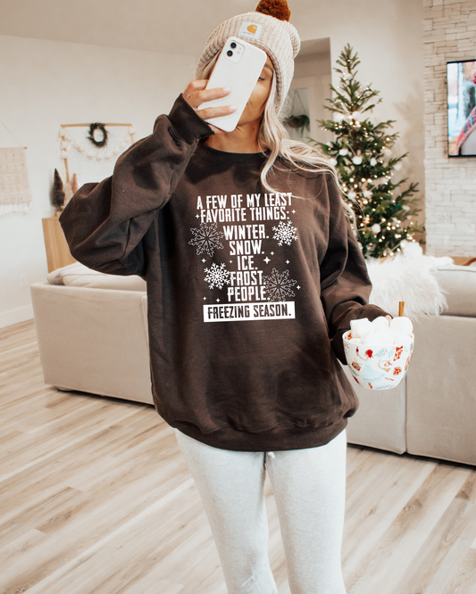 Least Favorite Thing Graphic Sweatshirt